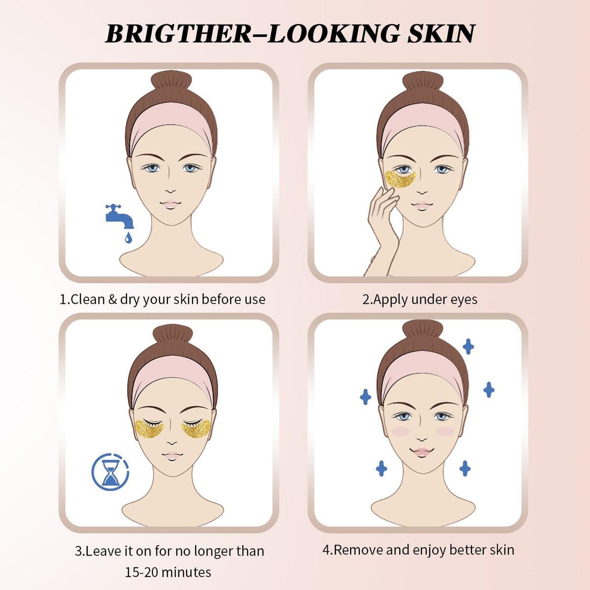 Onespring Under Eye Patches in a gift box