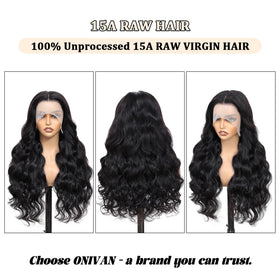 ONIVAN Body Wave Lace Front Wig with adjustable strap