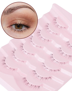 Onlyall False Bottom Lashes close-up of individual lashes