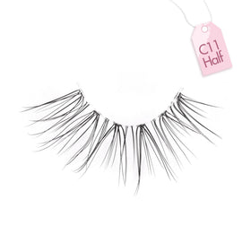 Onlyall Half Eyelashes clear band detail close-up