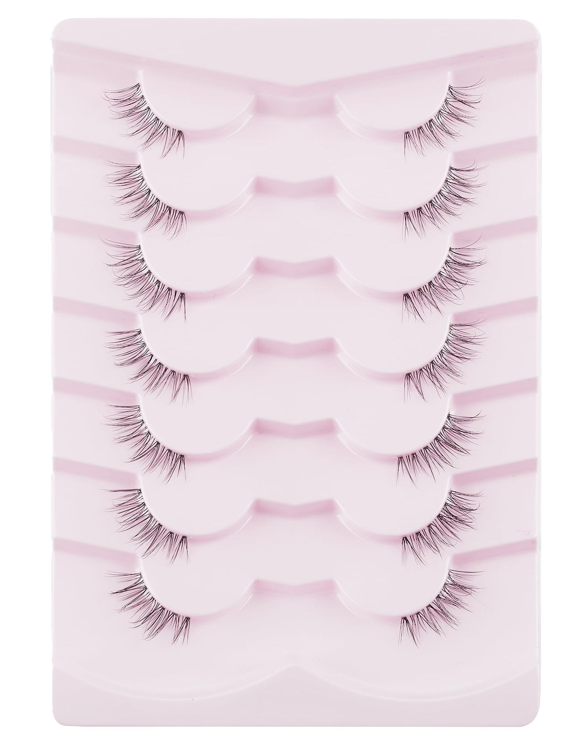 Onlyall Half Eyelashes side view showing band detail