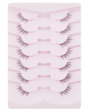 Onlyall Half Eyelashes side view showing band detail