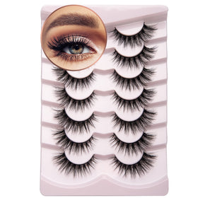 Onlyall Mink False Eyelashes A04 front view