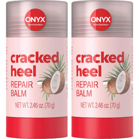 Onyx Professional Cracked Heel Repair Balm Stick front view with coconut scent label