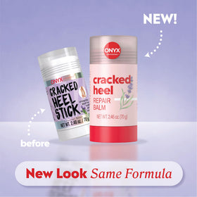 Onyx Professional Cracked Heel Repair Balm Stick packaging showing 2 pack