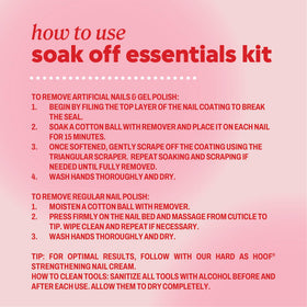 Onyx Professional gel polish remover in use on nails