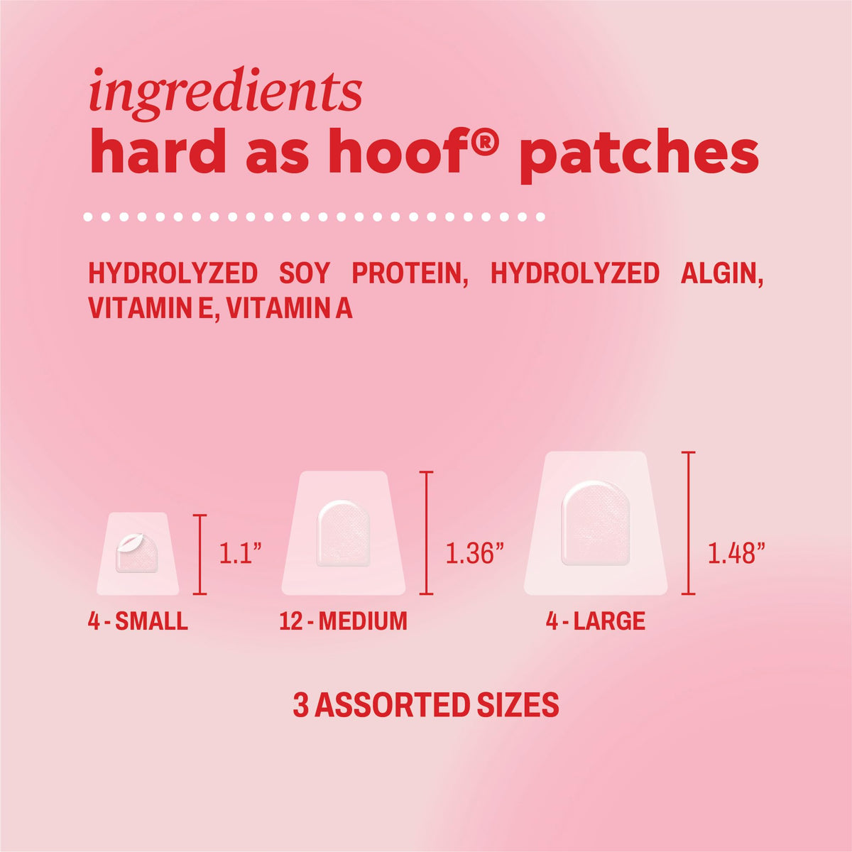 Onyx Professional Hard as Hoof Nail Repair Patches on a bedside table