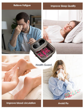 OOAMBB Foot Spa in lifestyle setting during use