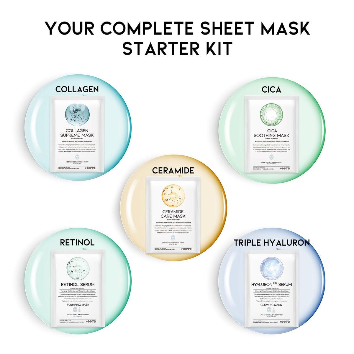 #OOTD Cica Soothing Mask sheet displayed