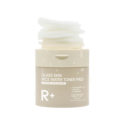 #OOTD Rice Water Toner Pads front view with packaging
