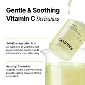 OOZNARY Vita 3 Serum 50ml with dropper in use