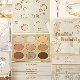 Open ColourPop Feelin' Bubbly Palette displaying vibrant colours