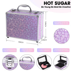 Open Hot Sugar Makeup Kit showing eye shadows and blushes