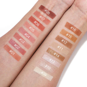 Open SPRINGSKY contour palette displaying bronzer and blush
