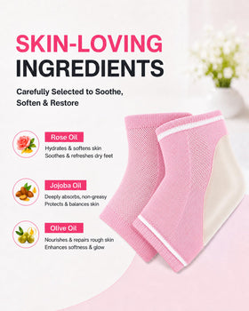Open-toe design of Originbuty Moisturizing Socks