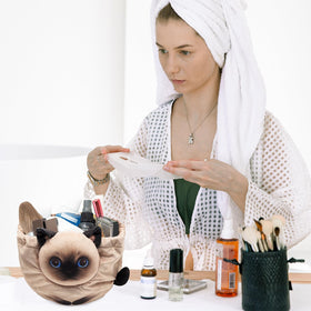 Openhahaha Cat Makeup Bag set of two in different designs
