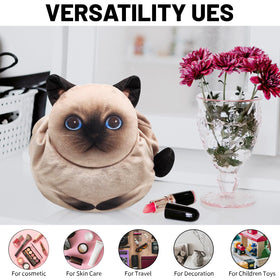 Openhahaha Makeup Bag with toys and snacks inside