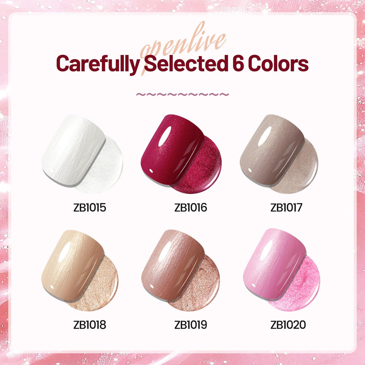 OpenLive 10ml Glitter Nail Polish bottle close-up