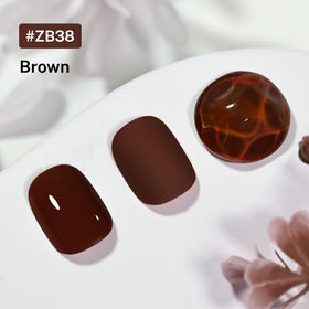 OpenLive 16.5ml Brown Nail Polish bottle with label