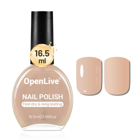 OpenLive 16.5ml Nude Pink Nail Polish front view
