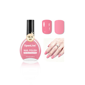 OpenLive 16.5ml pink nail polish bottle front view