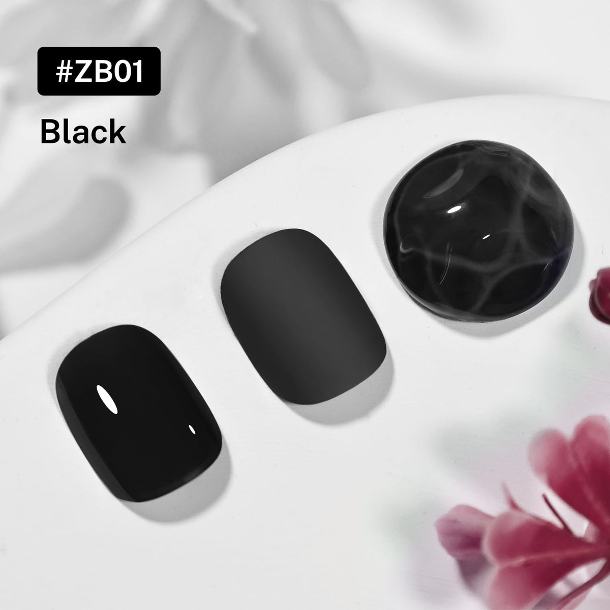 OpenLive Black Nail Polish 16.5ml bottle with cap