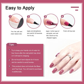 OpenLive Dark Pink Nail Polish 16.5ml on a manicure table