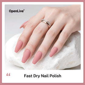 OpenLive Dusty Rose Nail Polish applied on nails