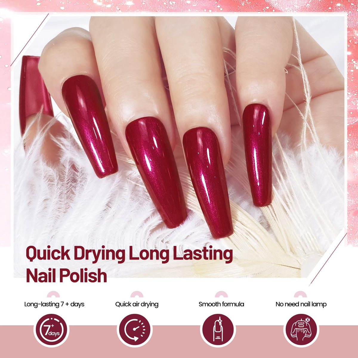 OpenLive Glitter Nail Polish Set packaging