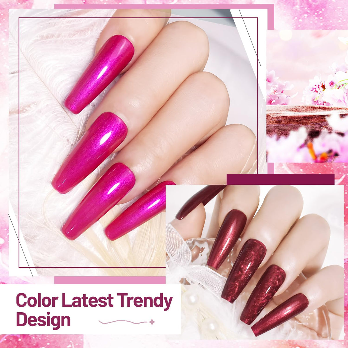 OpenLive nail polish application on nails