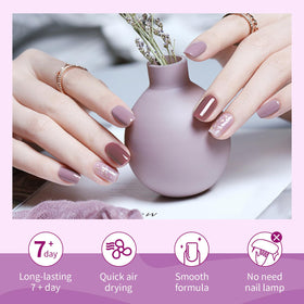 OpenLive nail polish application on nails with vibrant colours