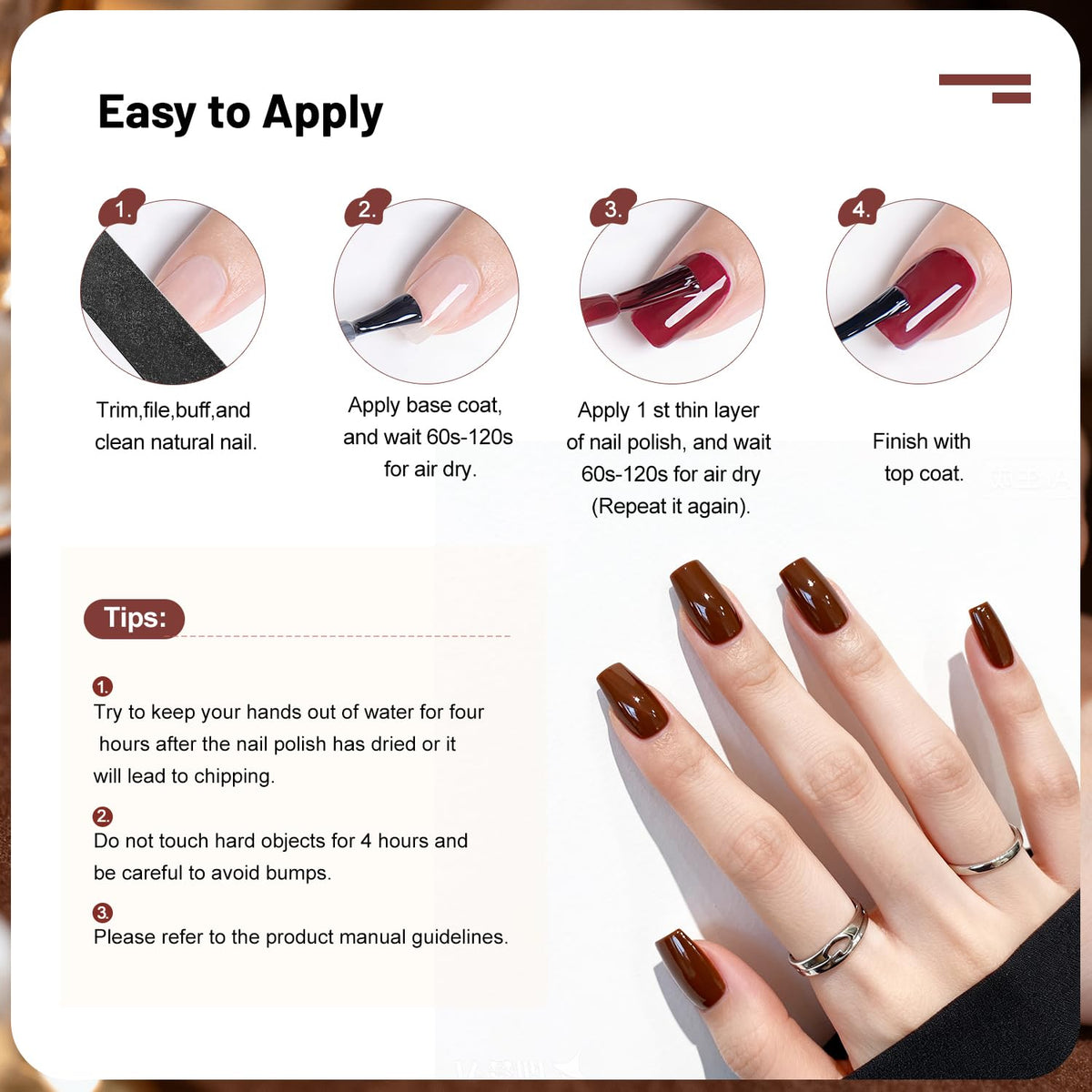 OpenLive nail polish set displayed with nail art tools