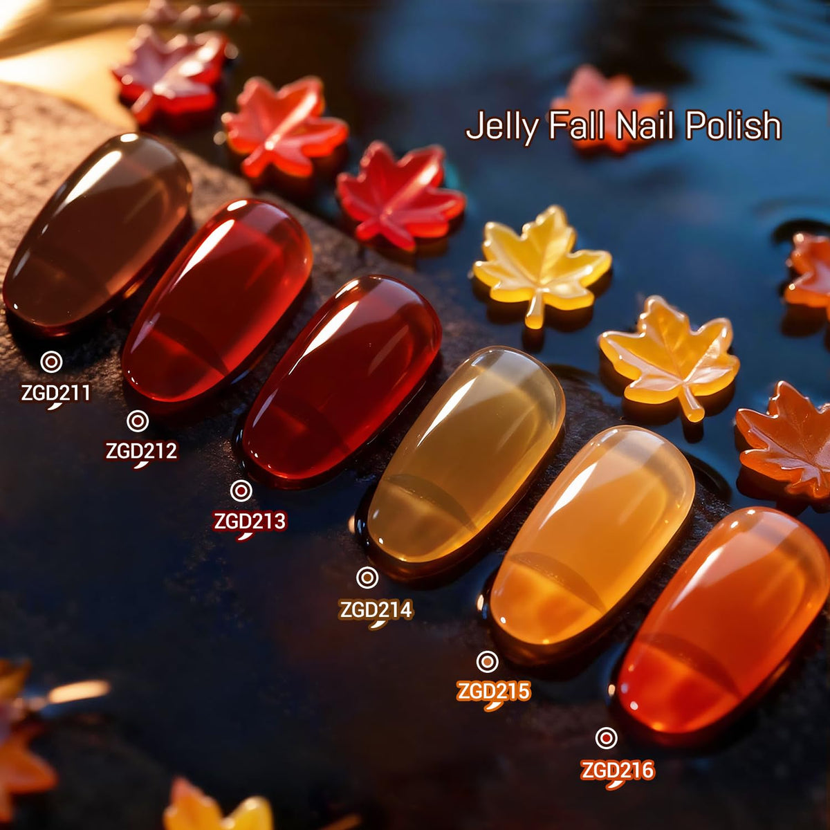 OpenLive Nail Polish Set packaging showing autumn theme