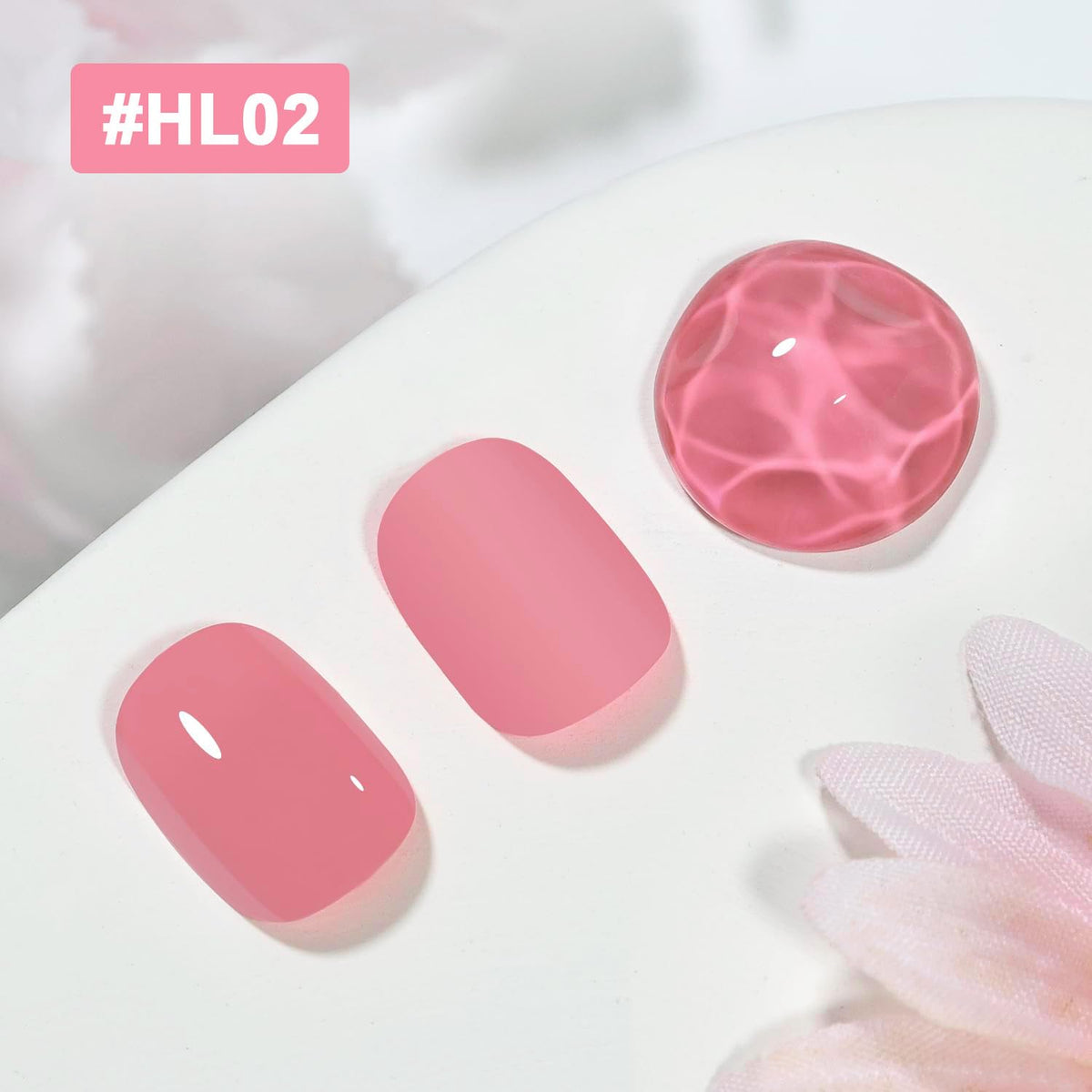 OpenLive pink nail polish applied on nails
