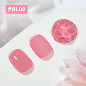 OpenLive pink nail polish applied on nails