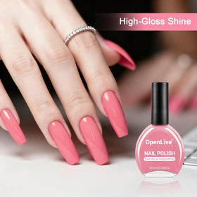 OpenLive pink nail polish packaging