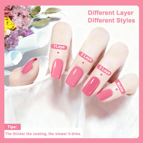 OpenLive pink nail polish with nail art tools