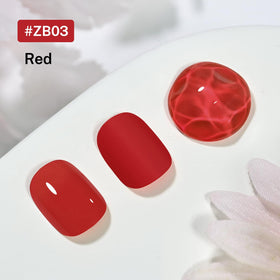 OpenLive Red Nail Polish application on nails