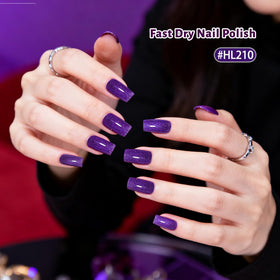 OpenLive Reflective Nail Polish in glittery blue shade