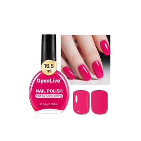 OpenLive Rose Pink Nail Polish 16.5ml front view