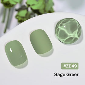 OpenLive sage green nail polish bottle side view