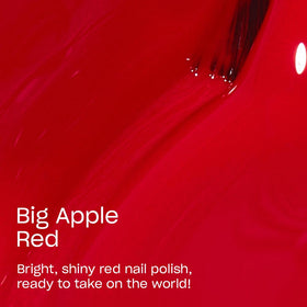 OPI Big Apple Red Nail Polish pro-wide brush close-up