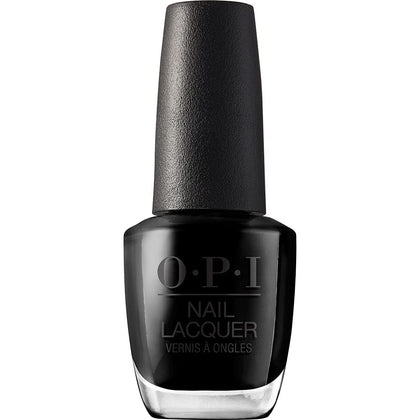 OPI Black Onyx Nail Lacquer 0.5 fl oz front view
