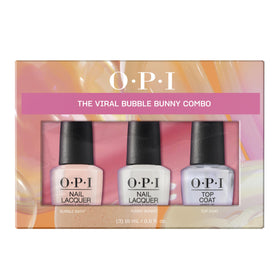 OPI Bubble Bunny Trio Pack with Bubble Bath, Funny Bunny, and Top Coat