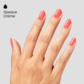 OPI Bubblegum Goth nail polish with Pro-Wide brush