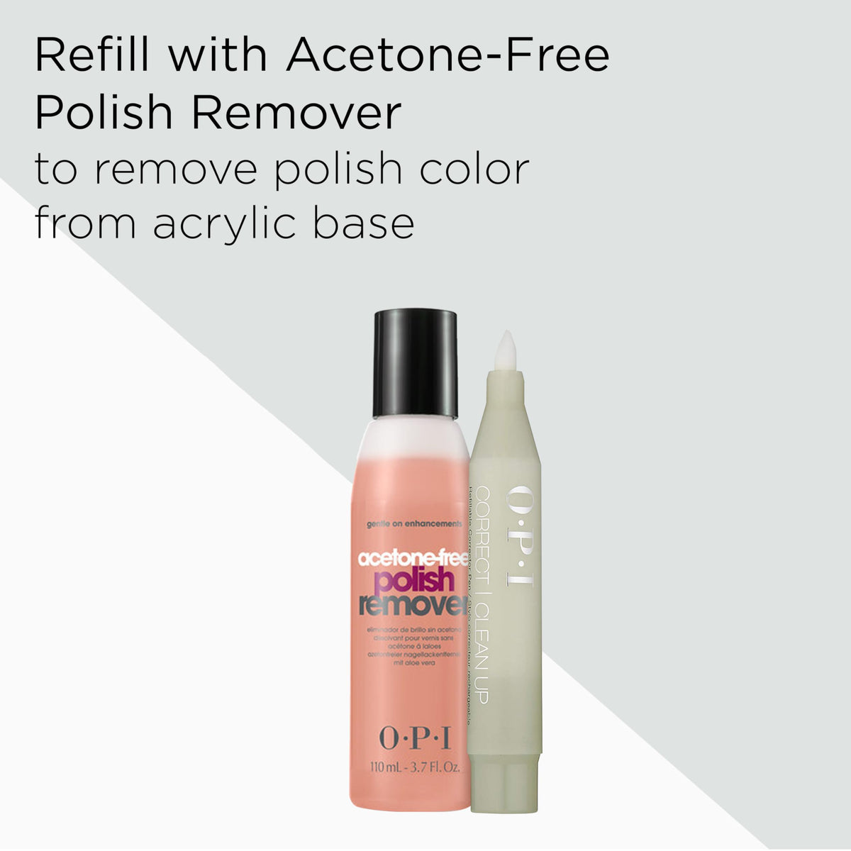 OPI Correct Clean Up Nail Polish Remover Pen on a vanity table