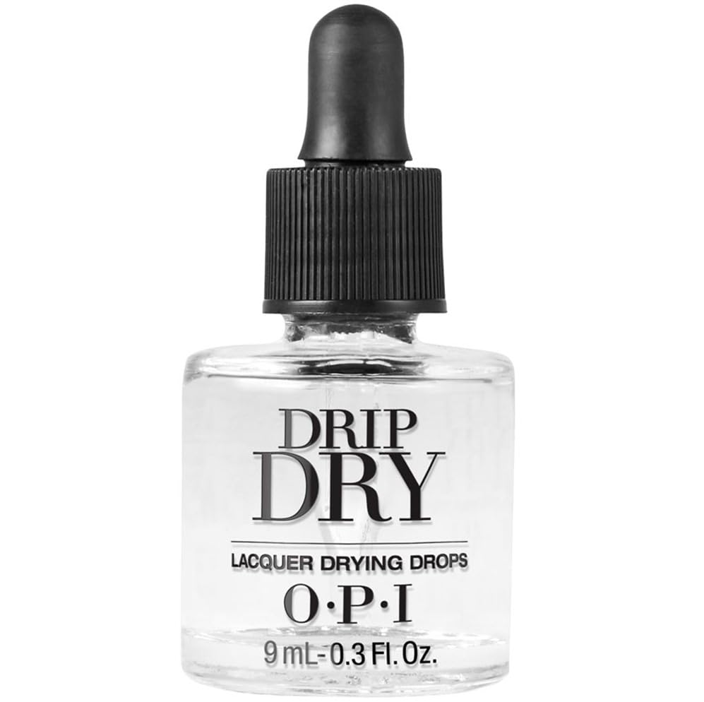 OPI Drip Dry Drops in a hand during manicure