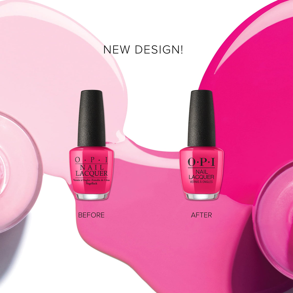 OPI ElePhantastic Pink Nail Lacquer with nail art tools