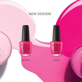 OPI ElePhantastic Pink Nail Lacquer with nail art tools