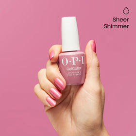 OPI GelColor Aphrodite's Pink Nightie application with Intelli-Brush